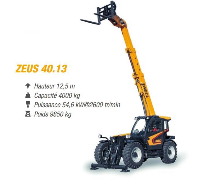 Skytrak Télescopique Dieci Zeus 41' #1035